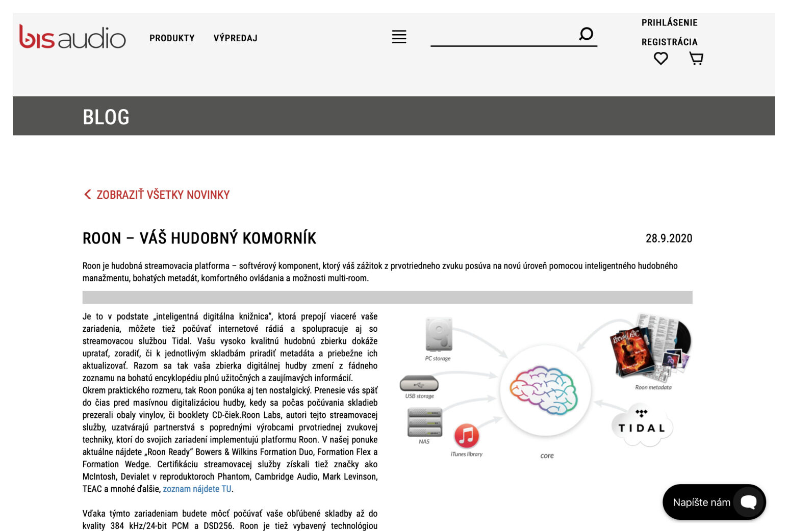 Hudobná služba Roon